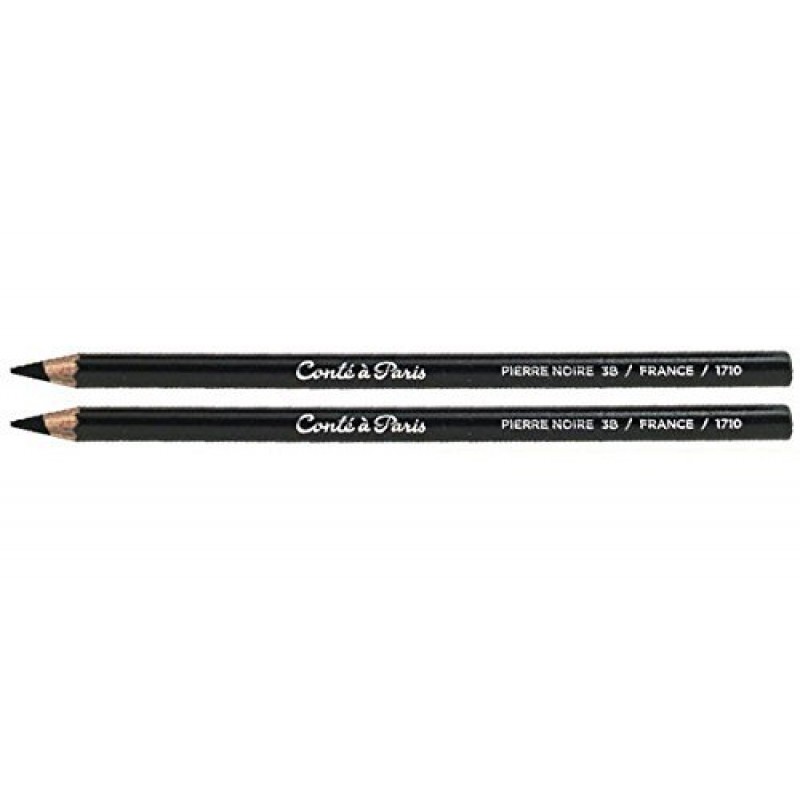 Conte Pierre Noire Pencil 3B Drawing & Lettering Supplies charcoal drawing